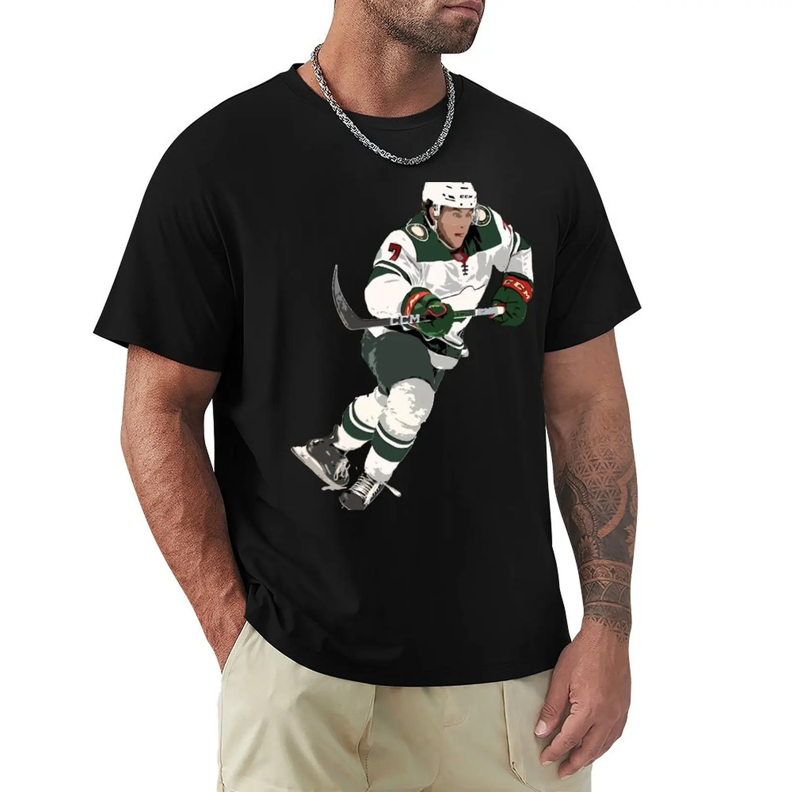 Brock Faber T-Shirt Basic Solid Color Short Sleeve T-Shirt
