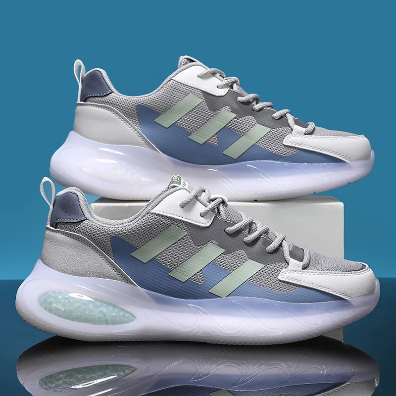 

Men's Shoes 2025 New Breathable Mesh Sports Lightweight Men's Running Shoes Men's Popcorn Soft-Soled Sports Shoes