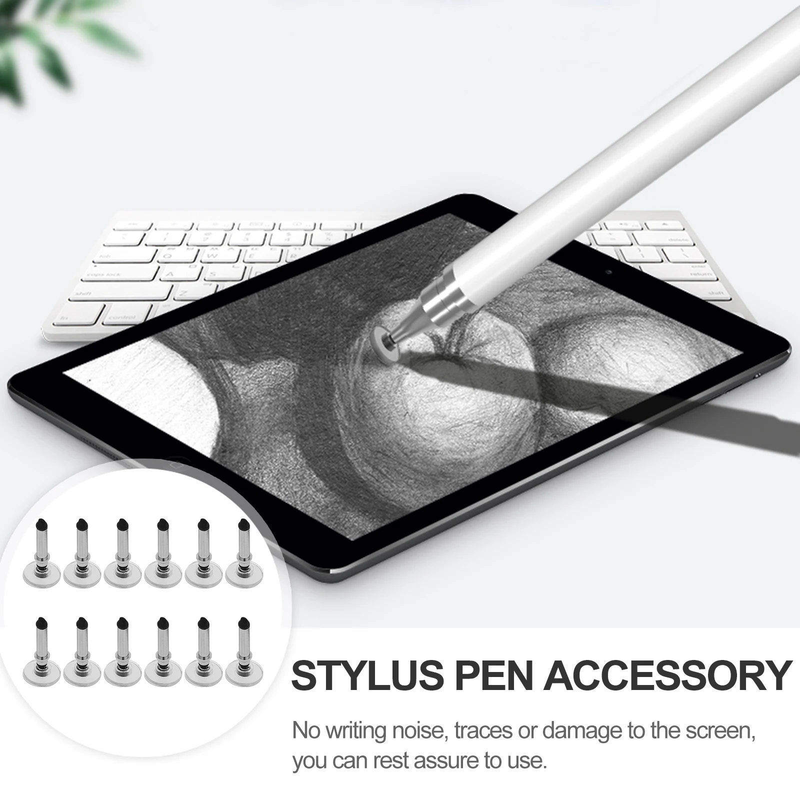 

12 Pcs Stylus Touch Screen Pen Touchscreen Tip Pens for Screens Replacement Tips Hamster Travel