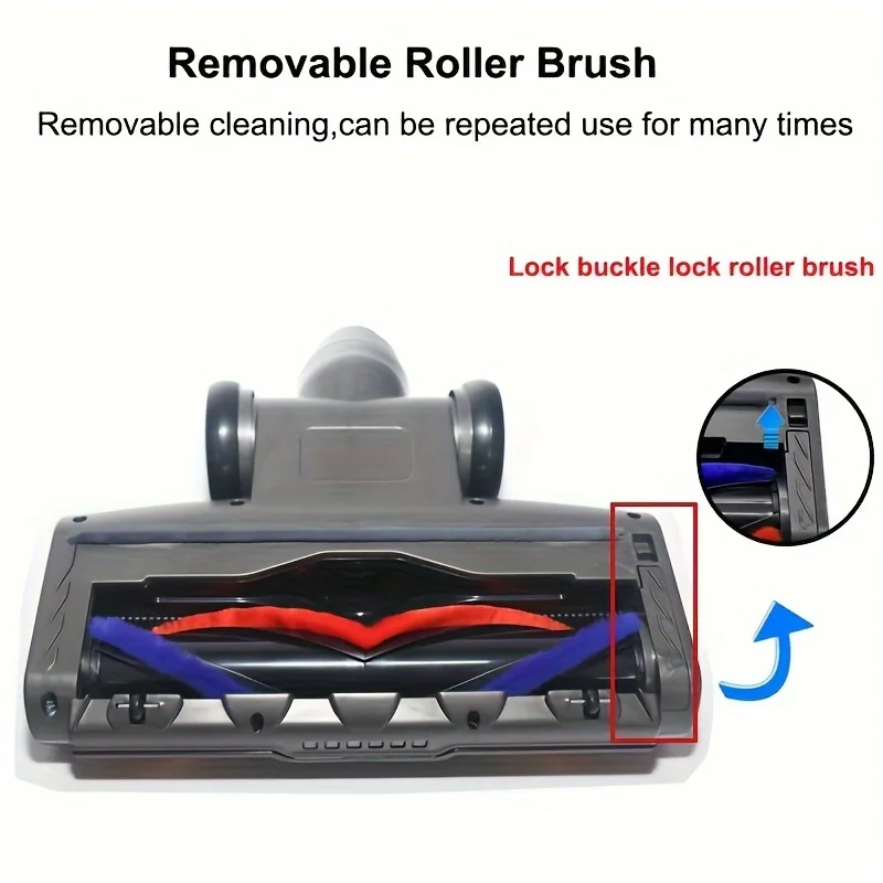 Motorhead พื้นไม้เนื้อแข็งสิ่งที่แนบมาสําหรับ V7 สําหรับ V8 สําหรับ V10 สําหรับ V11 สําหรับ V15 เครื่องดูดฝุ่น 6 ไฟหน้า