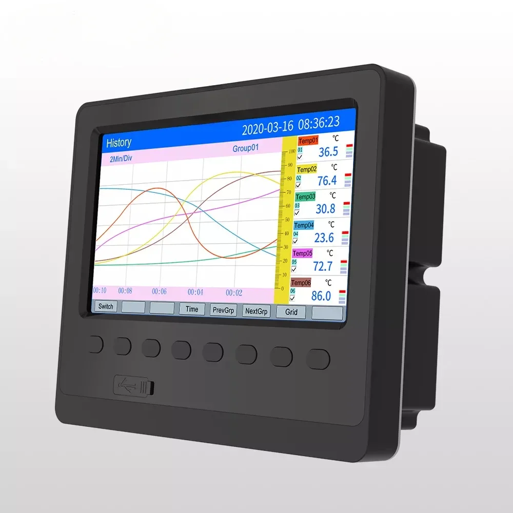 

paperless recorder 18 channel paperless recorder 24 channel multi channel paperless data logger recorder