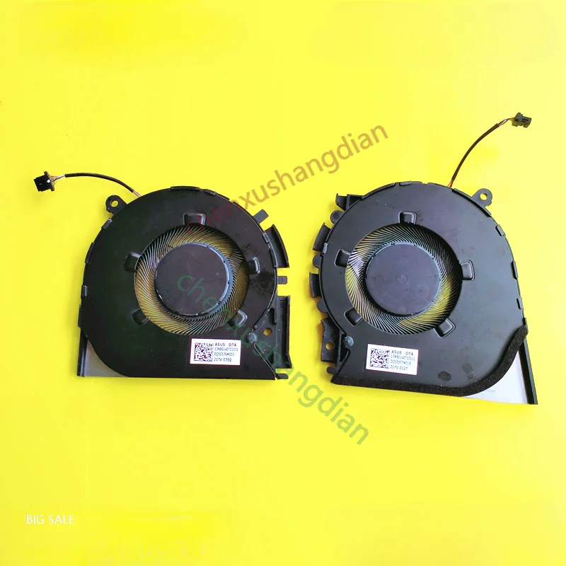 FOR ASUS Dreadnought Pro14 M3400Q M3401Q K3400P M7400Q X7400P CPU Graphics Fan