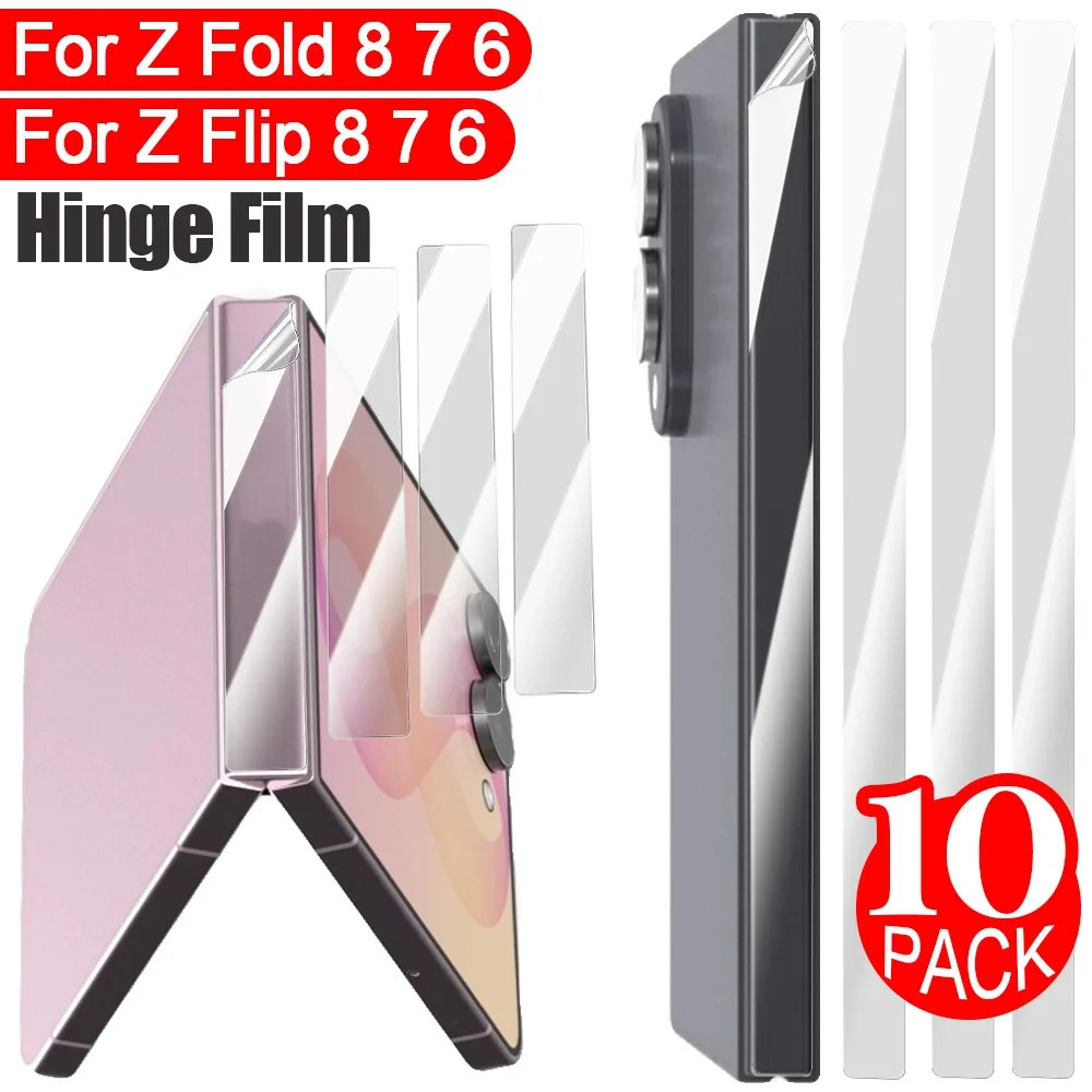 Hinge Protector Soft Hydrogel Films For Samsung Galaxy Z Flip 8 7 6 /Fold 8 7 6 Anti-Scratch Border Sticker Z Fold8 Ultra 2026