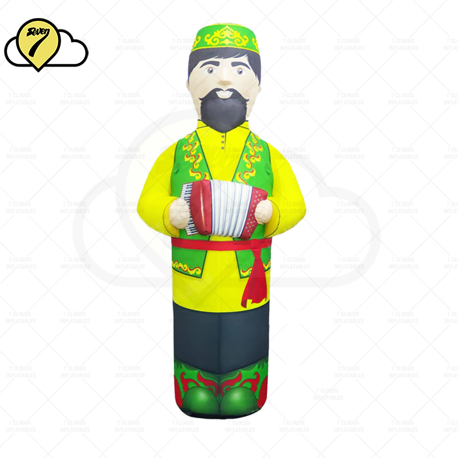 

3M Gaint Organist inflatable balloon air dancer Tubeman Advertising Decor Toy with Blower LED for party/musical instrument shop