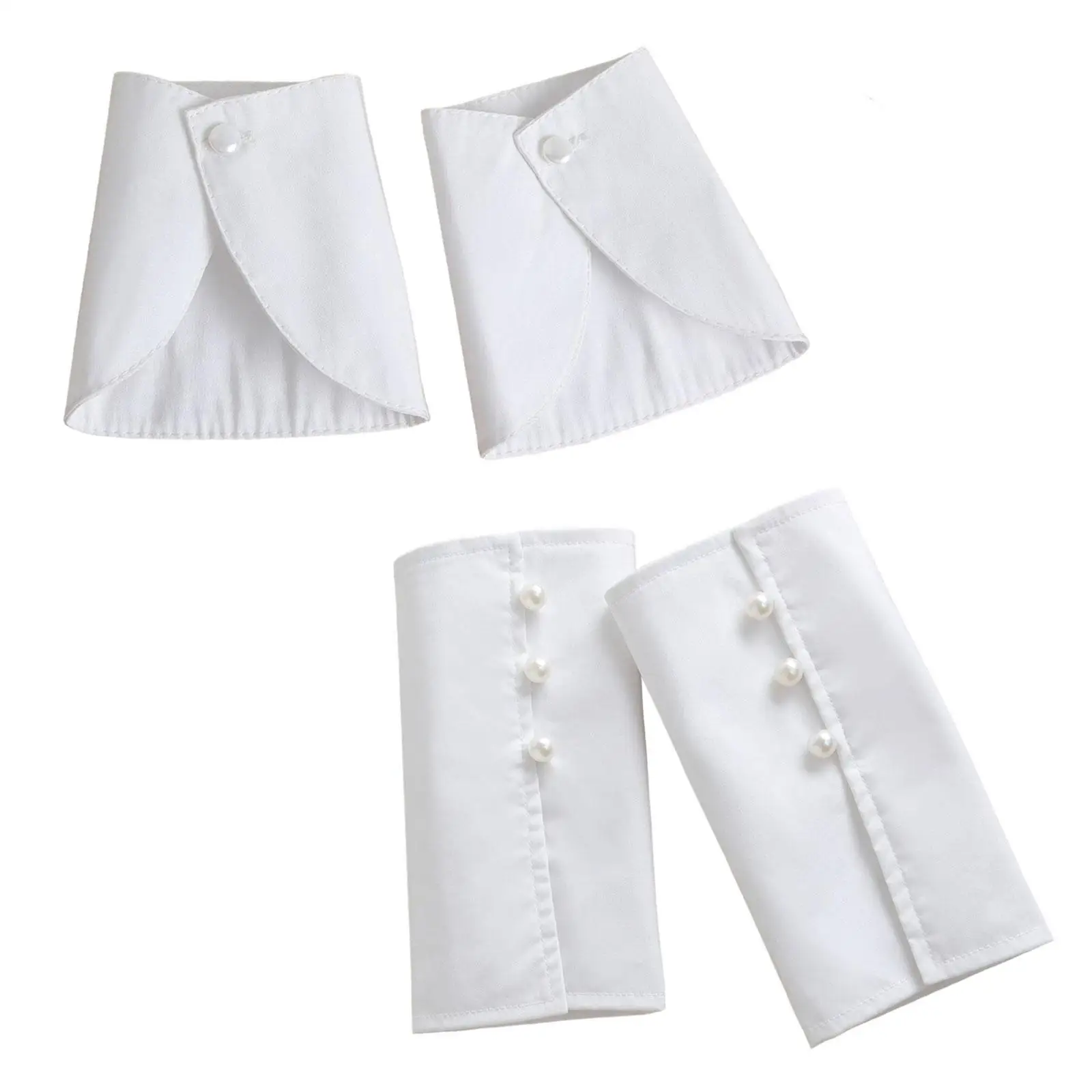 False Cuffs Comfortable Versatile Lightweight Buttons Costume Accessory Winter