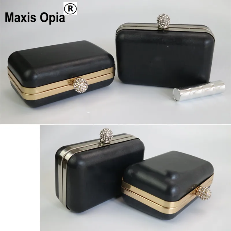 13.5*9 Cm Square Case Gold Sweep Gold 2 Color Shaved Head Fastener Bring Drill Fashion Hand Bag Parts Box Clutches Purse Frame