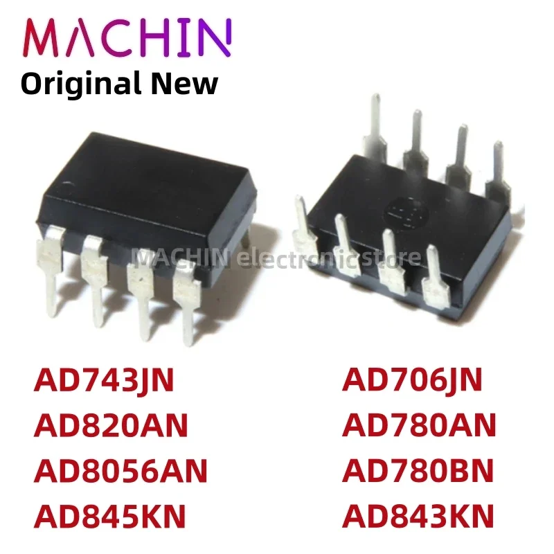 1pcs AD743JN AD820AN AD8056AN AD845KN AD706JN DIP8 AD780AN AD780BN AD843KN DIP-8 Operational Amplifier