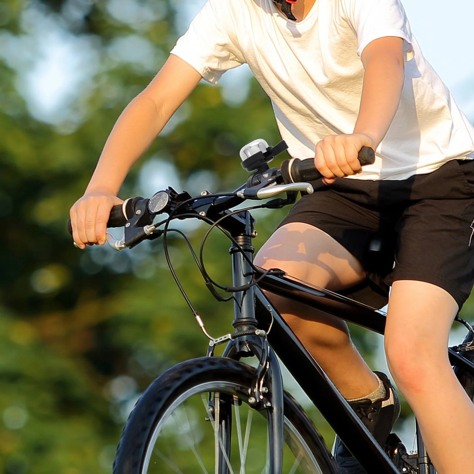 Mini Bike Bell Loud Sound Compact Design Easy Installation Bicycle Handlebar Ring Bell Mountain Accessories