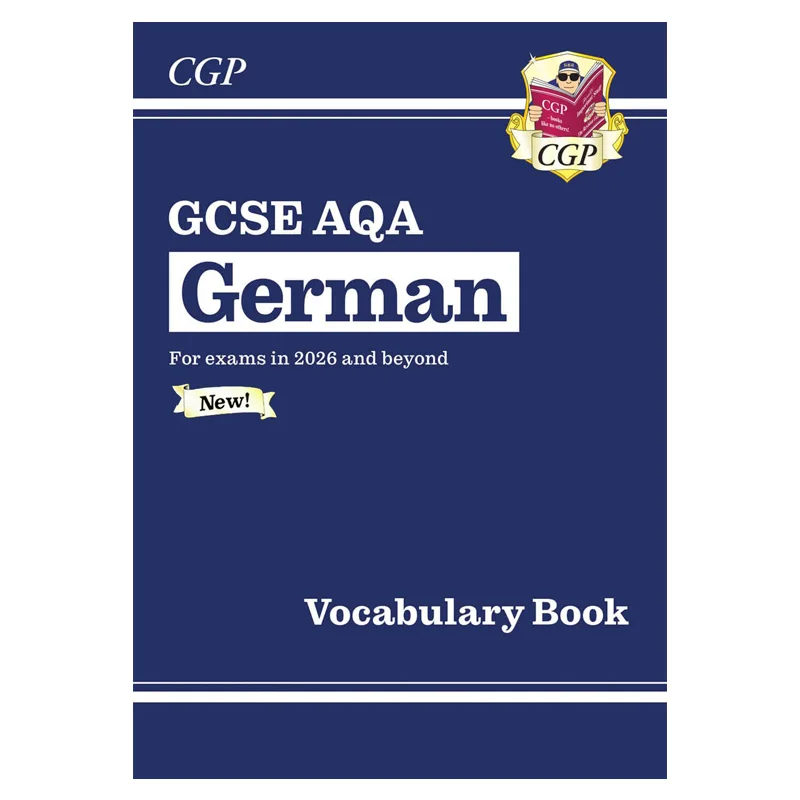 New GCSE German AQA Vocabulary Book For Exams From 2026 CGP Coordination Group Publications Ltd 9781837742141 Book