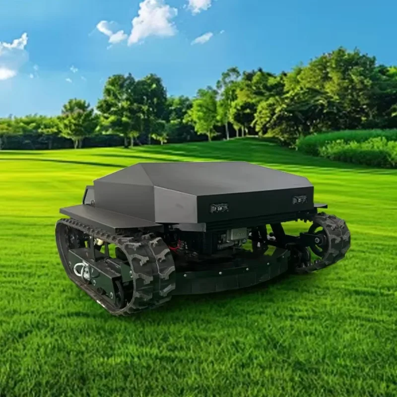 Multi-terrain Intelligent Remote Control Lawn Mower pioneer Machine Green Belt Orchard Photovoltaic   Mowing