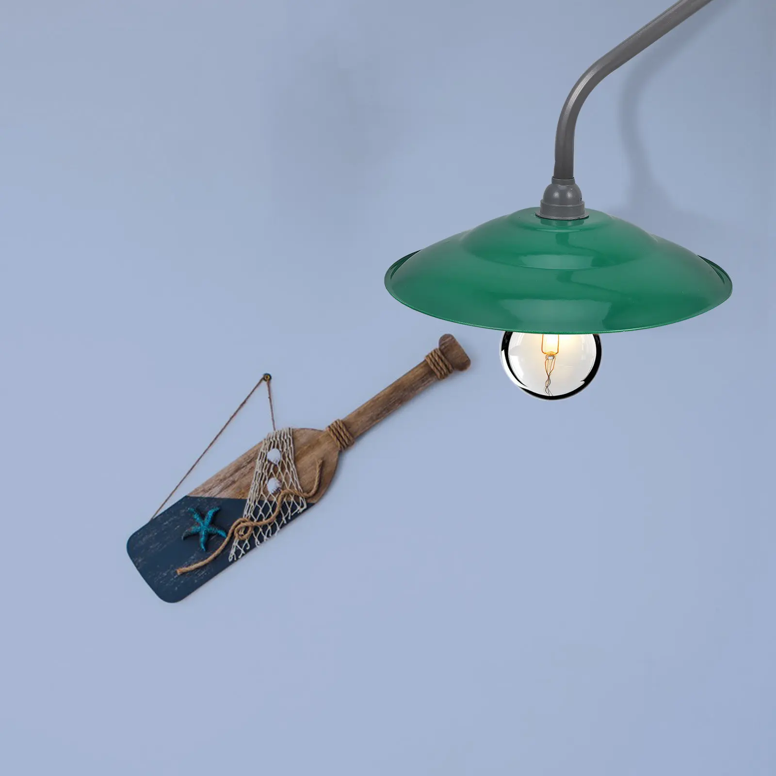 Industrial LED Lampshade Waterproof Round Protective Lamp Cover Replacement Light Shade for Street Light
