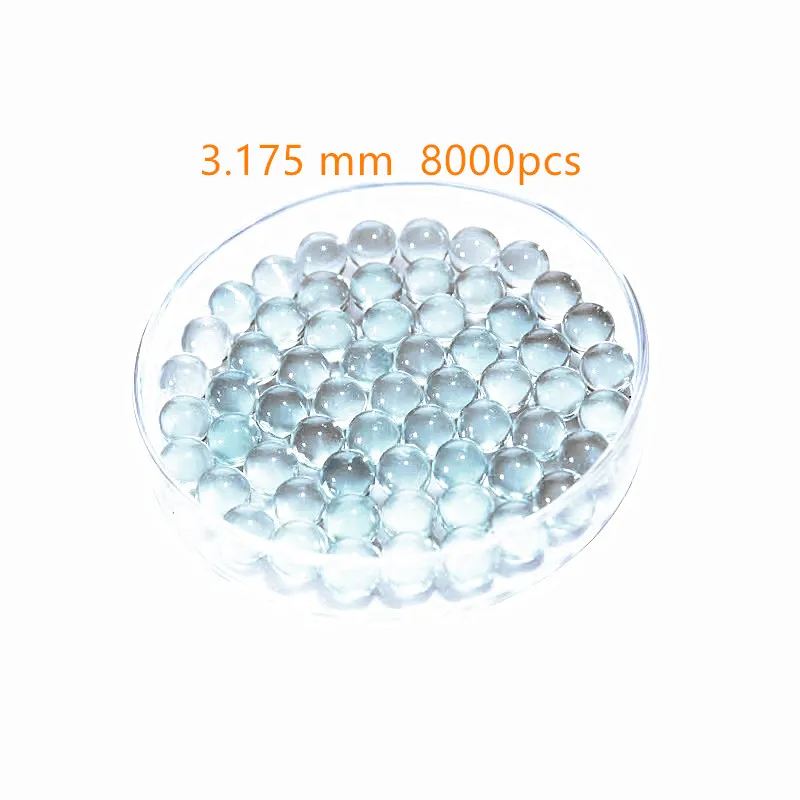 Custom order 8000pcs 3.175 m Pom  bearing ,8000pcs 3.175 mm Glass Balls