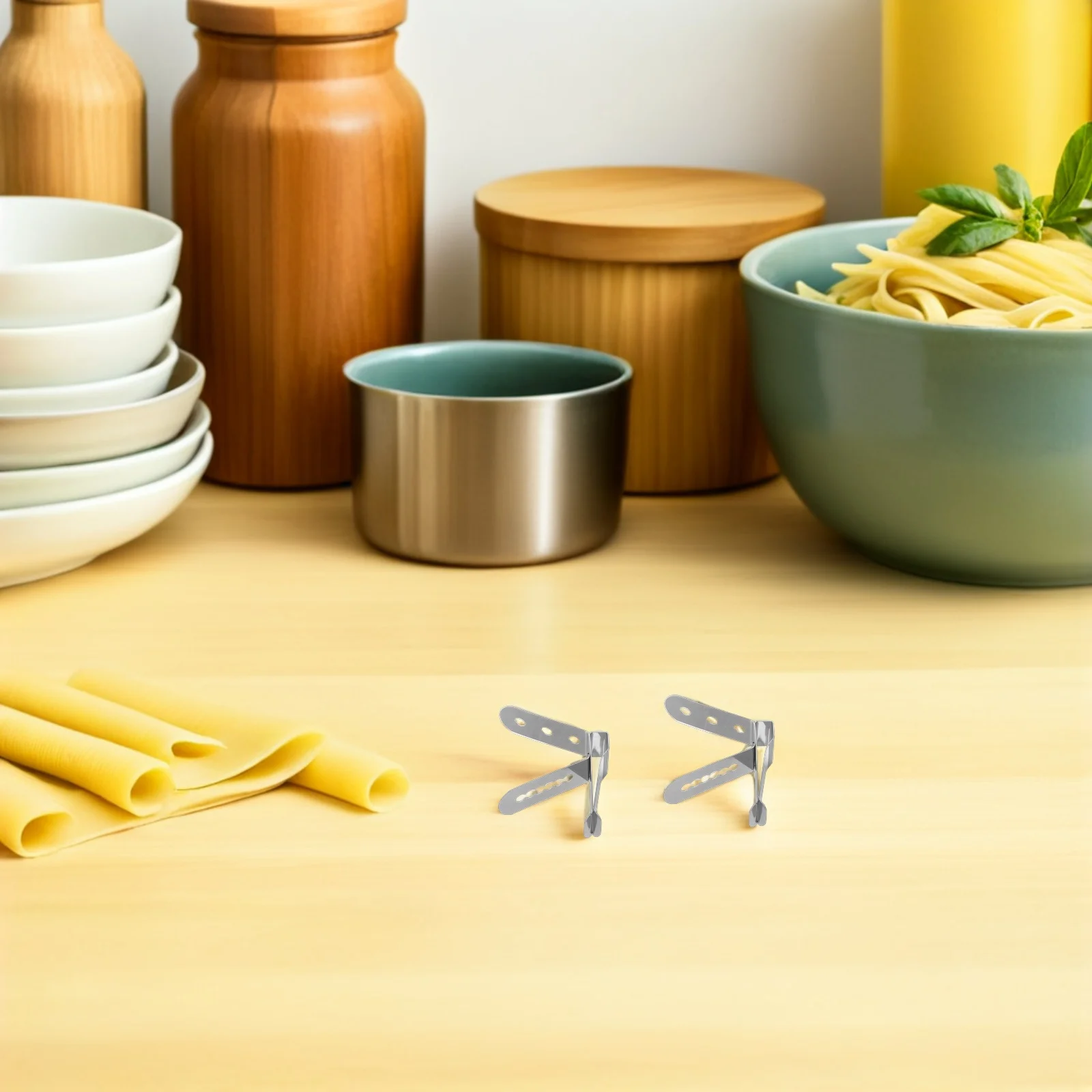 

4Pcs Thermometer Probe Clip Holder Food Grade Stainless Steel Pot Clips for Coffee Bbq Baking Accurate Temperature Monitoring