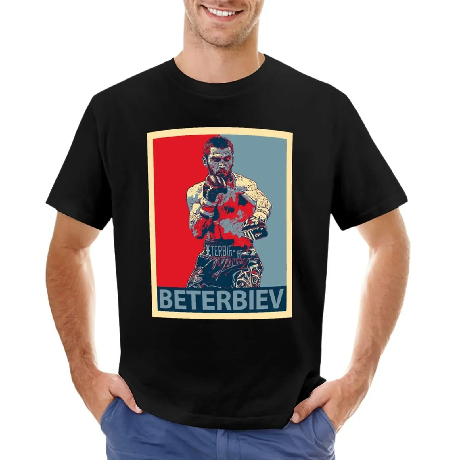 Artur Beterbiev fighting T-Shirt funnys summer tops anime clothes heavyweight t shirts for men