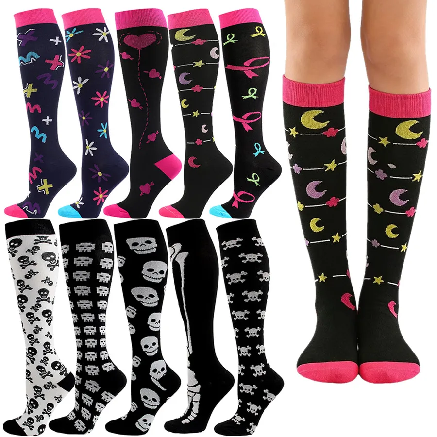 

1/10 Pairs Men Women Cycling Running Yoga Sport Compression Socks Athletic Football Basketball Rugby Hiking Tennis Skateboard