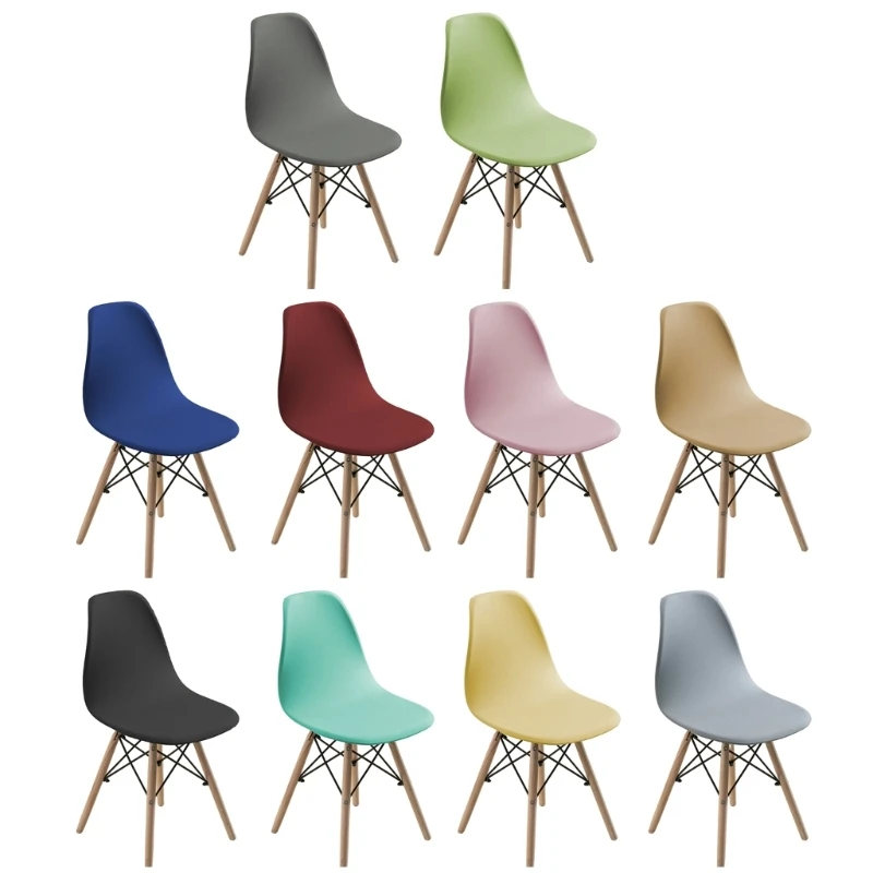 Stretchable Solid Color Chair Cover  Chairs, Soft Milk Silk, Easy Cleanings, Dustproof Removable Washable Chair Cover