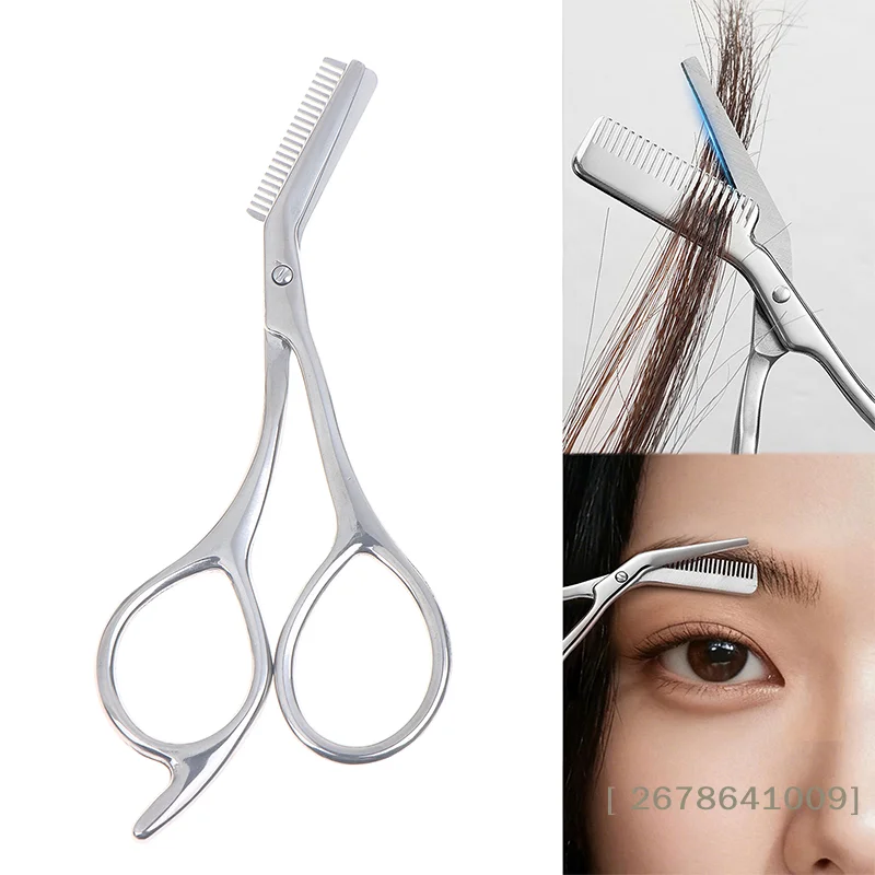 ⚑Stainless Steel Eyebrow Trimmer Scissors Precision Grooming Tool For Men & Women Effortless Knife Hair Removal Shaver Tool