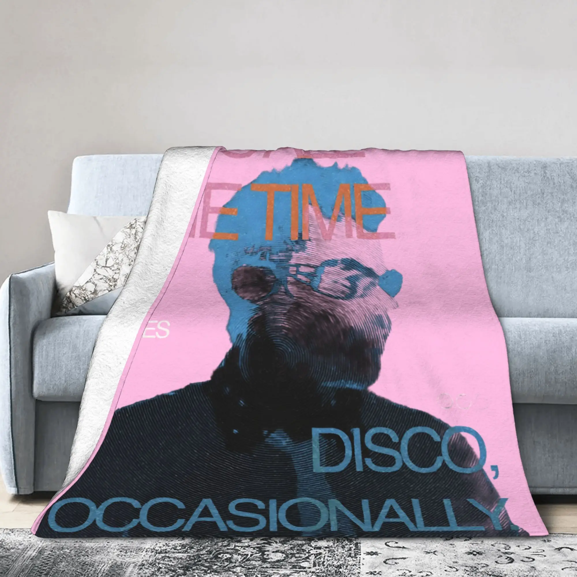 Kiss All The Time Disco Tour Blankets Fleece Air Conditioning Harrys Music Styles Multifunction Throw Blankets for Bed Rug Piece