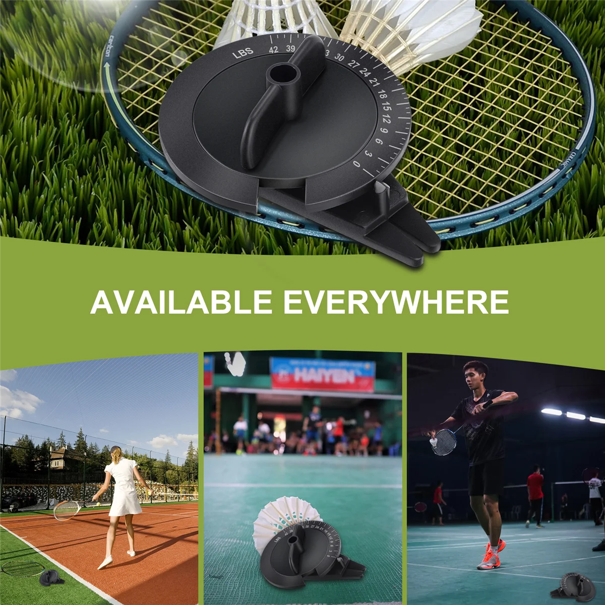 Badminton Racket String Meter String Machine Tools, Stringer, Stringing Tools, Tension Calibrator Rich