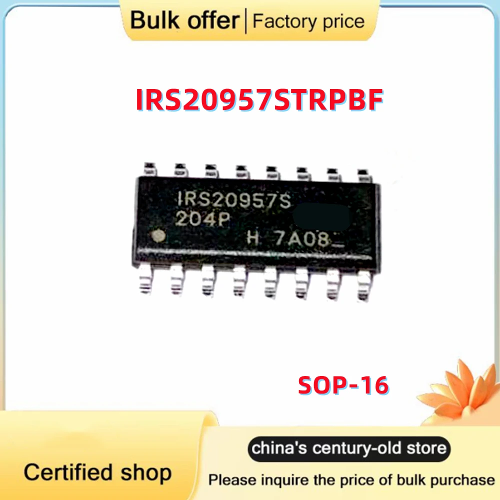 1-5PCS/Lot original IRS20957S IRS20957STRPBF SOP-16 Class D audio amplifier electric digital audio driver IC chip