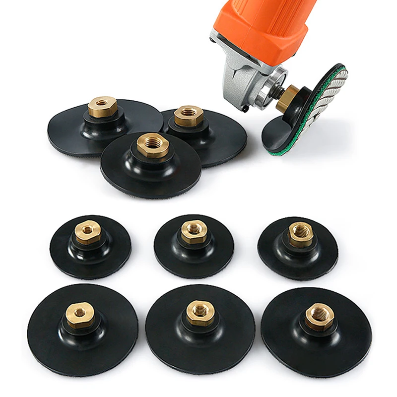 Imagem -02 - Almofada de Borracha para Rebarbadora Disco de Polimento Almofada de Rosca M10 M14 M16 1pc