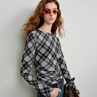 TOYOUTH Women Mesh Printed Sheer T-Shirts 2026 Spring New Trendy Niche Waist-Cinched American Y2K Crop Tops - Image 3