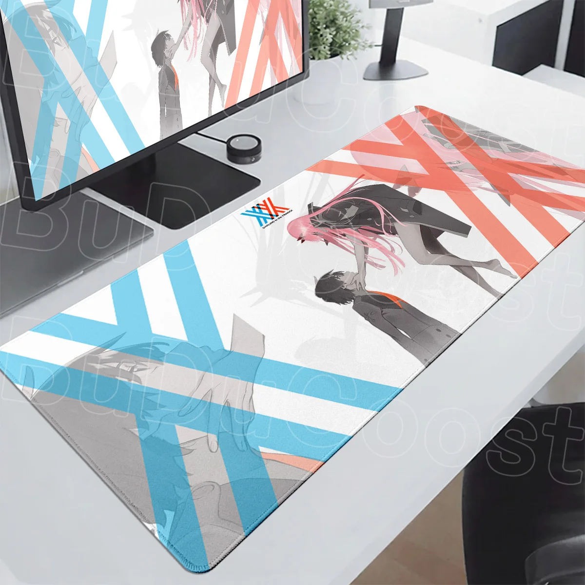 Anime Darling in The FranXX Pc Decoration Table Pad XL Cute Office Gamer Keyboard Carpet Washable Zero And Two Hiro HD Mouse Mat