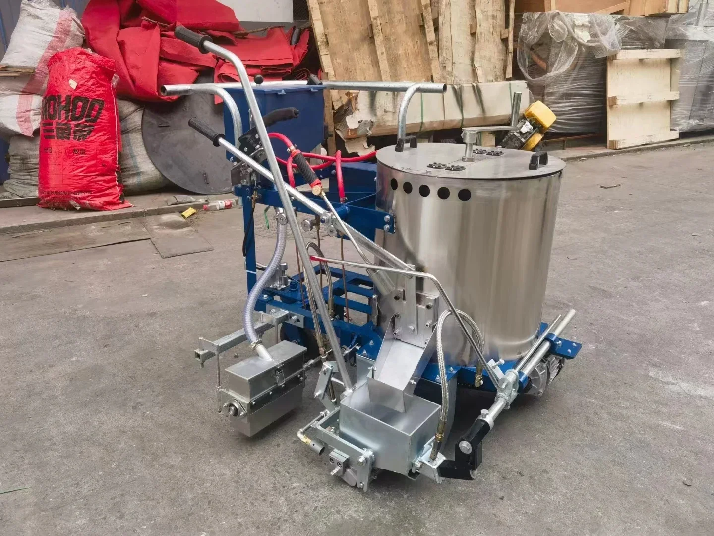 Hot Sales Hand Push Cold Spray Applicator Road Underground Garage Crossing Road Marking Spray Paint Machine