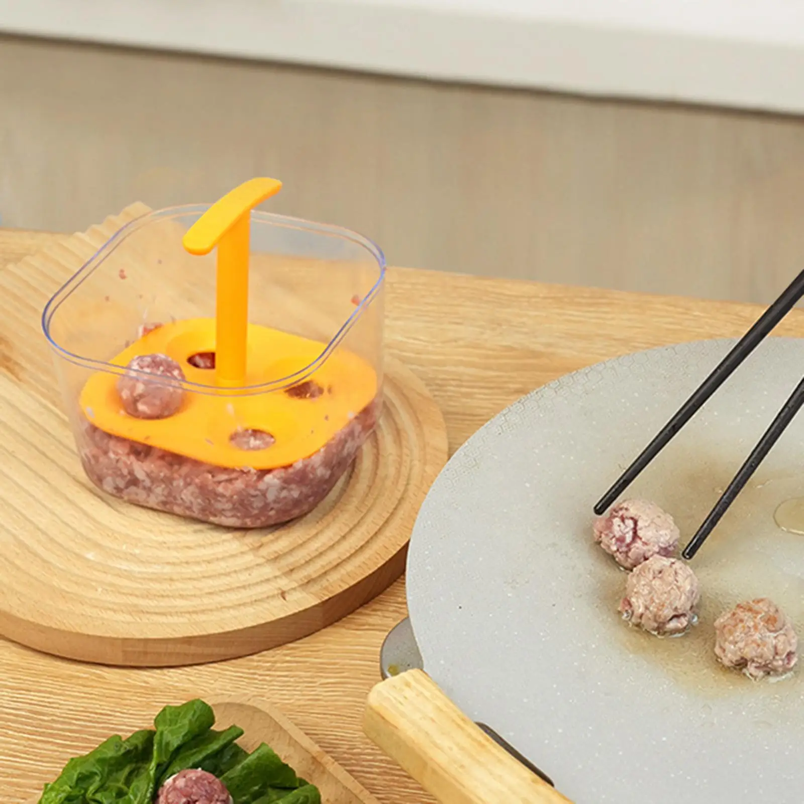 Meatball Maker Tool Creative Transparent Meatball Maker for Cookie Sorbet