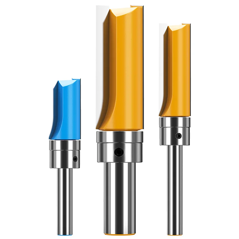 Imagem -06 - Lidiao 6.35 mm Haste Fresa Broca Roteadora de Madeira com Rolamento Flush Trimpattern Router Bit Barato Ferramentas de Alta Qualidade Carpintaria