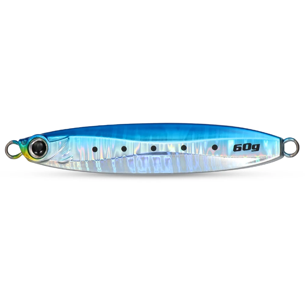 JIGGINGPRO Coltsniper Metal Jig 35g 45g 60g 80g 100g Long Casting Slow Jigging Lure Salzwasser-Angelköder