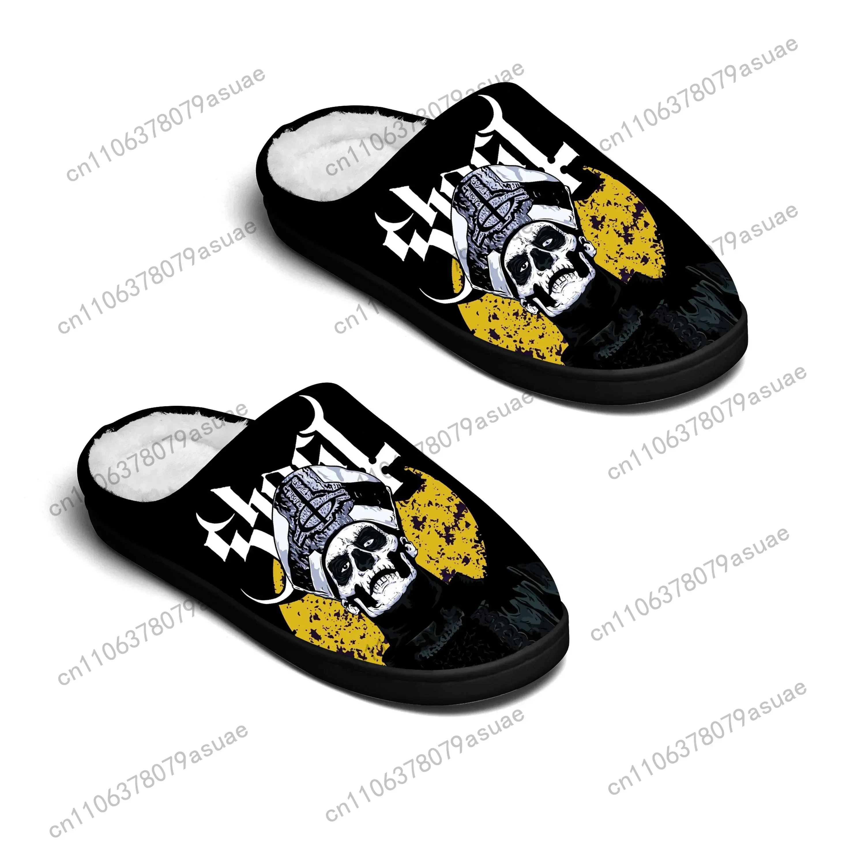 Ghost Band Home Cotton Slippers Mens Womens Bedroom Keep Warm Cotton Slippers SPA Slipper Custom Slipper
