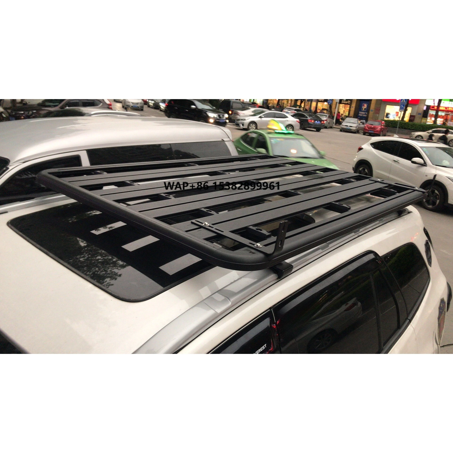 

Roof Top Cargo Rack for SUV and Pickup Offroad Equipment and Luggage Rack for Truck Aluminum Roof Rack
