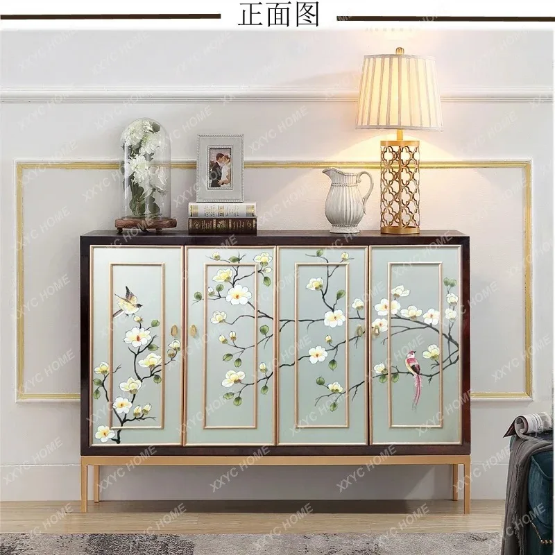 XI Style Shoe Cabinet  Waterproof Luxury Storage Salon Shoe Rack Space Saving House Armoire Furniture