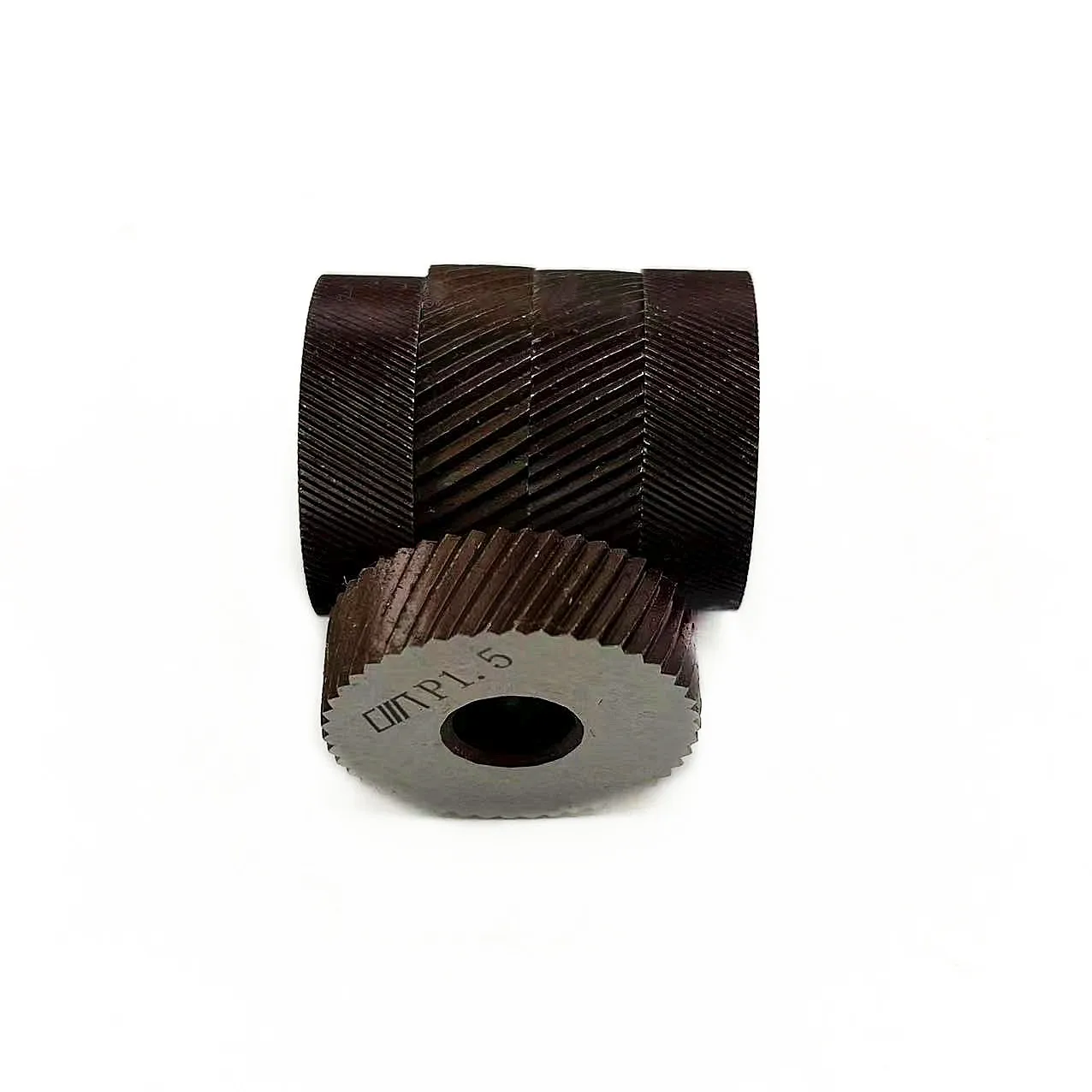 High quality 2pcs Reticulated Knurling Tool 26x8x8mm Steel Straight Knurling Wheel 1.0mm 1.2mm 1.6mm 2.0mm 0.8mm Knurling Tool