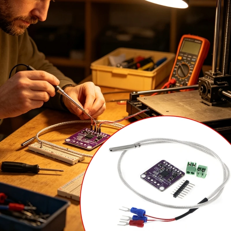Temperature Reading Component for Electronics Project Work, MAX31865 Family Monitoring and Replacement Guidance Tasks