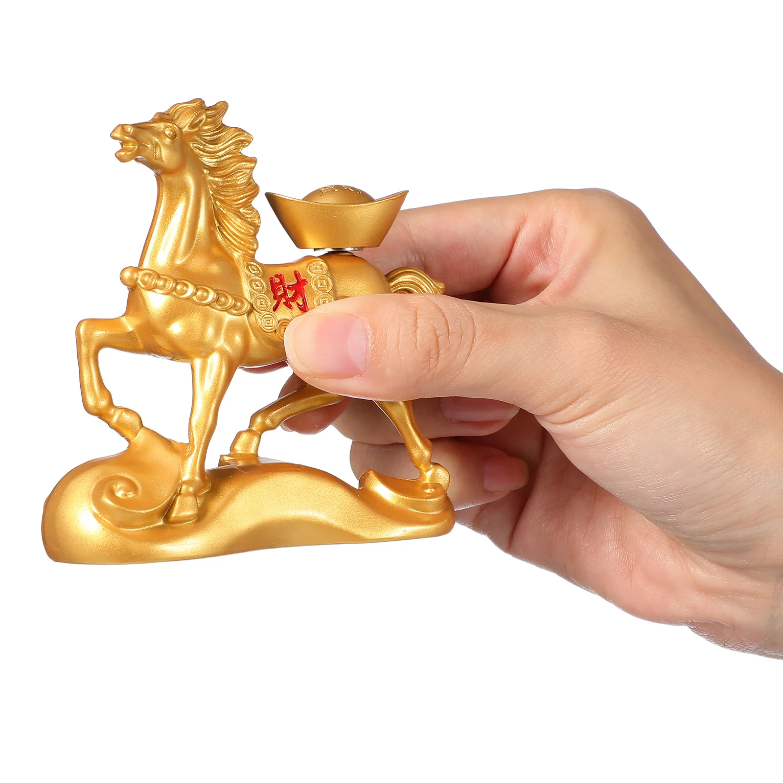 

Golden Statue Feng Shui Wealth Attracting Copper Mini Brass Decorative Animal Statue For Office Home Desk Coffee Table Ornament