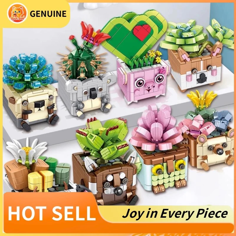 

Genuine Inbrixx Building Blocks Toys Ls Flowers Blossom Bonsai Model Home Decoration Children'S Assembly Bricks Toys Girl Gift