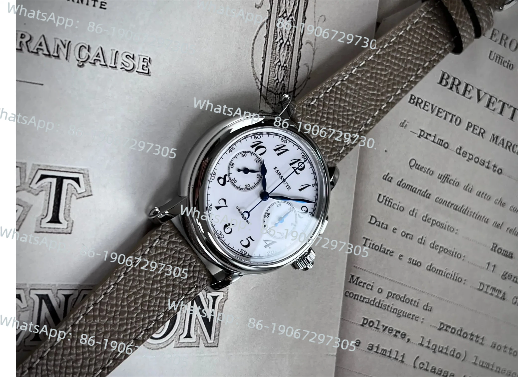 

Vintage Stainless Steel ST19 Chronograph Movement Enamel Black 12 Dial Premium Mechanical Watch Waterproof