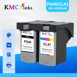 KMCYinks Remanufactured PG40 CL41 Compatible Ink Cartridge For Canon PG 40 41 pg-40 cl-41 For printer iP1600 iP1200 iP1900 MP140