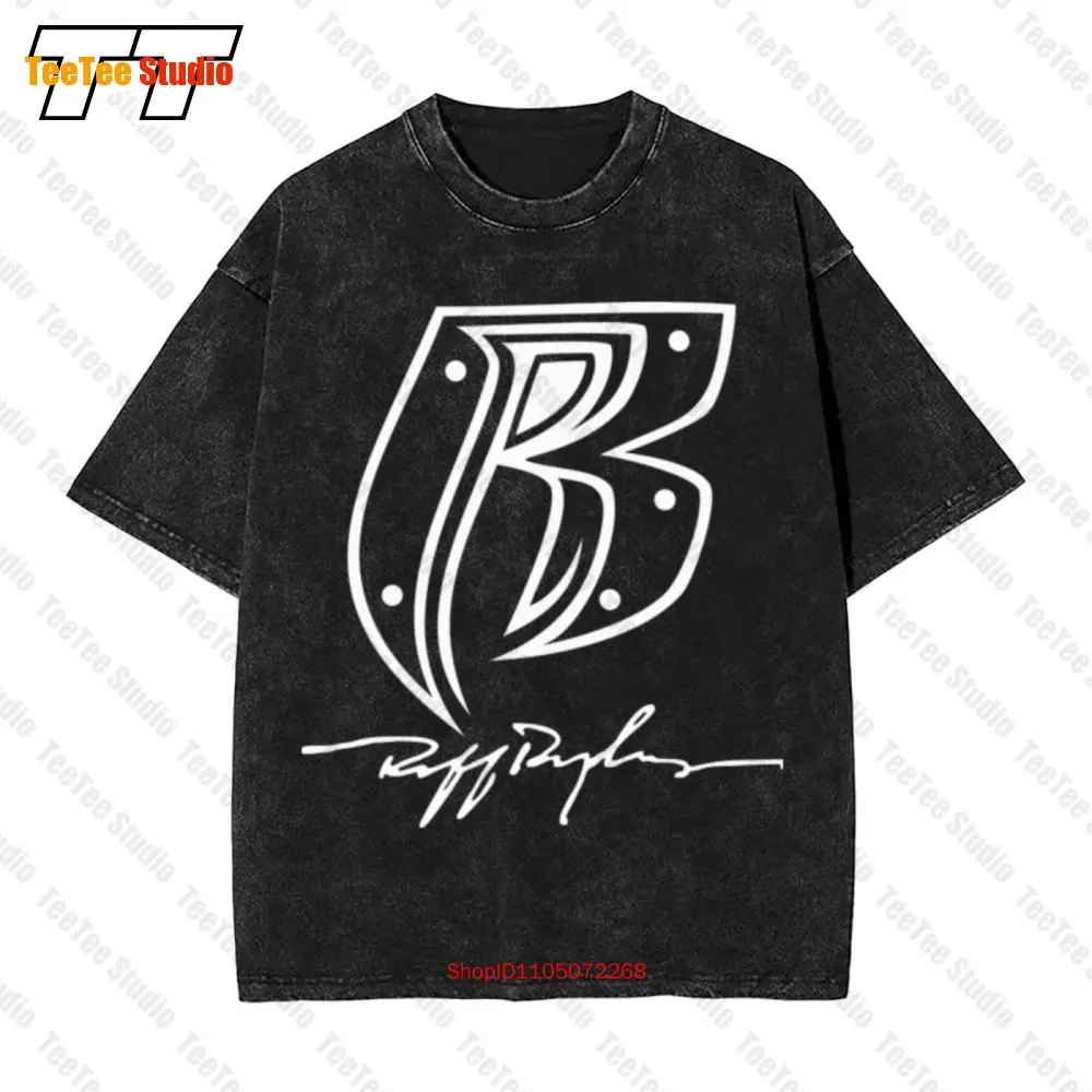 

Новая винтажная футболка большого размера Ruff Ryders Rap Hip Hop, черная, размер L 2XL YLFN