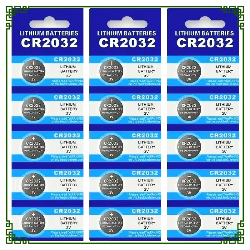 

2-60PCS CR2032 Button Battery 3V Premium Lithium Battery For Watch Toy Calculator Car Remote Control Button Coin Cell