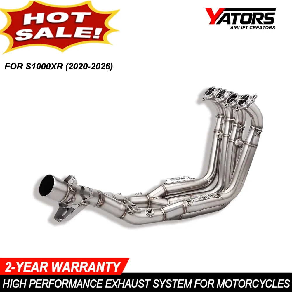Motorcycle Exhaust Systems For S1000XR 2020-2026 Motorbike Header Link Pipe Slip On Stock Stainless Exhaust Muffler Kits Escape
