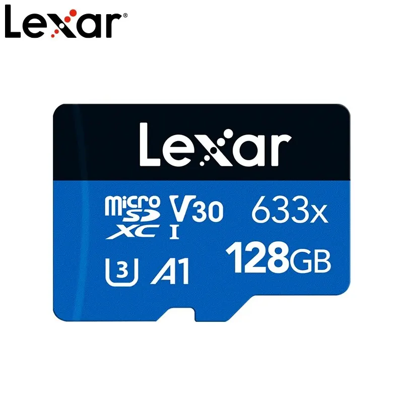 Lexar 633x Micro SD Card 512GB 256GB 128GB 64GB 32GB A2 Memory Card Read Up to 100MB/s A1 MicroSDHC MicroSDXC TF Card