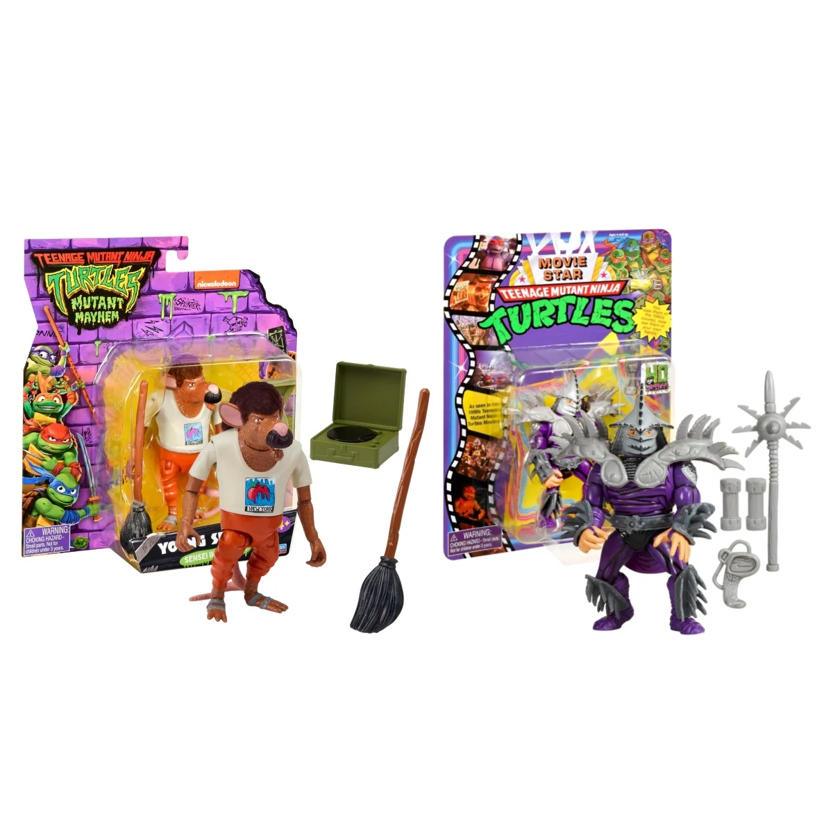 TMNT Teenage Mutant Ninja Turtles Splinter Basic Super Shredder Action Figure Joint  Movable Table Ornament Toys Birthday Gifts