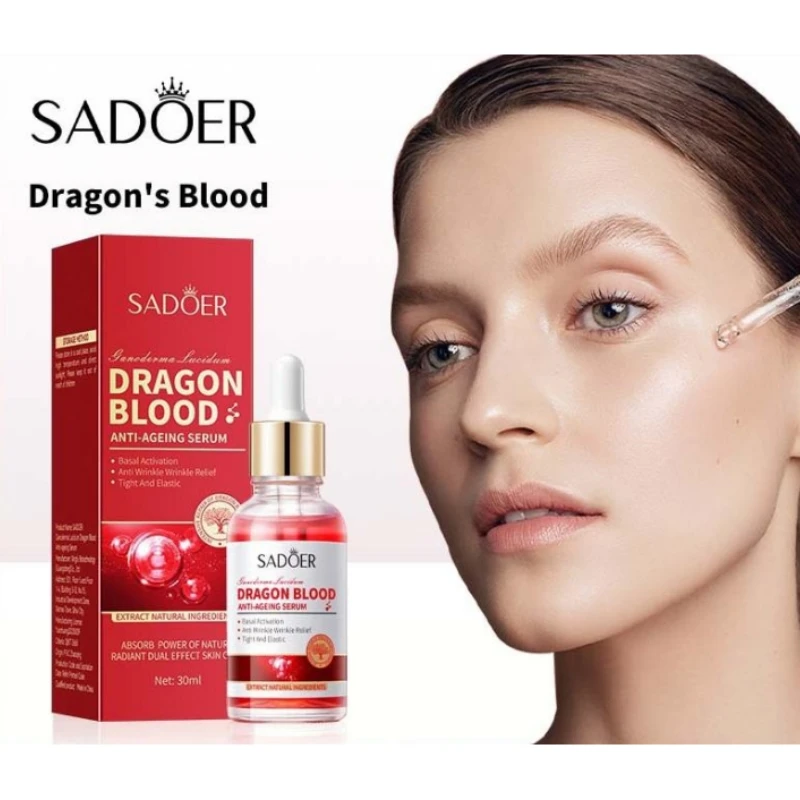 

30ml SADOER Reishi Dragon Blood Hydrating Facial Serum Fade Fine Lines Moisturizing Firming Nourishing Firming Skin Skin Care