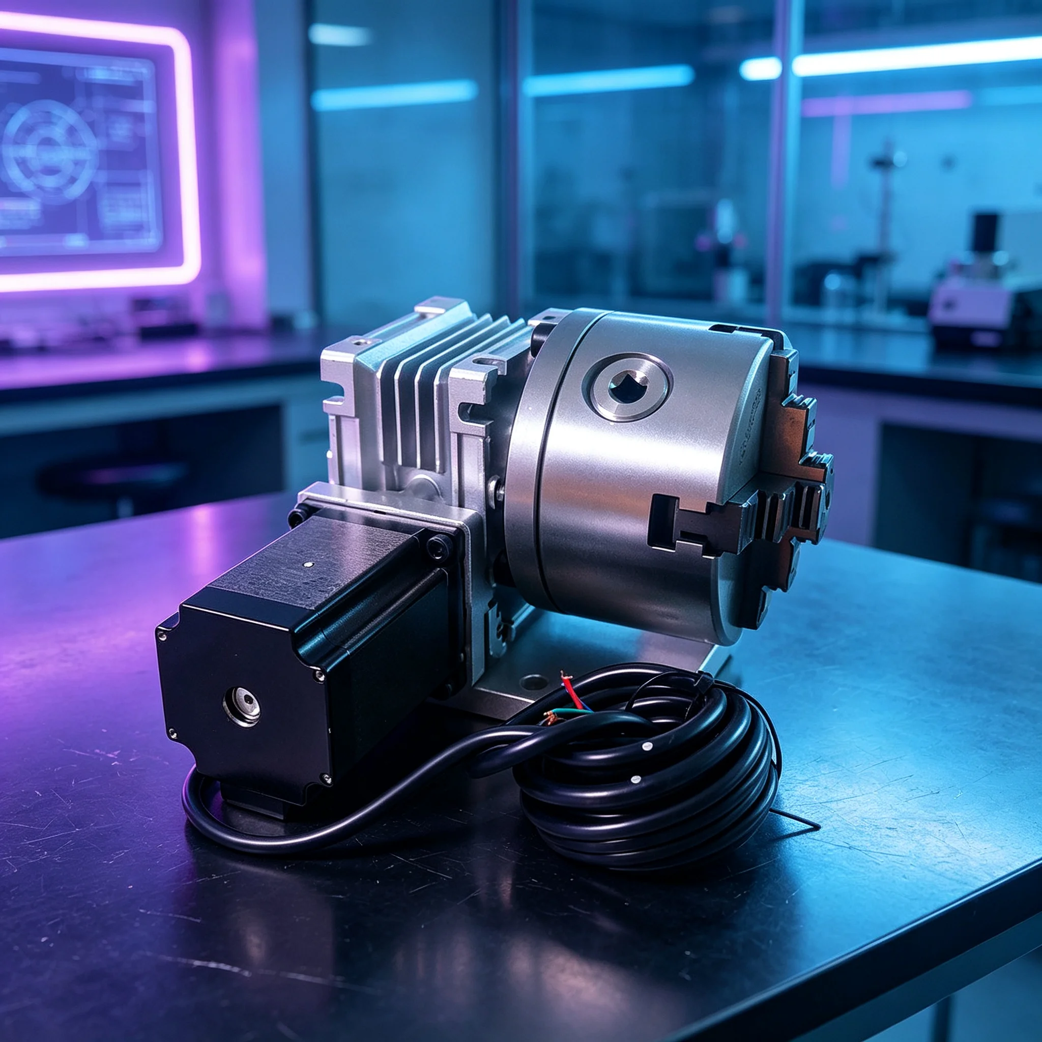 A Axis 4th Tailstock For CNC Router Dividing Head Three-Dimensional Sculpture Take 80 Fix With 4 Chuck 3/4Jaw Wood/Metal