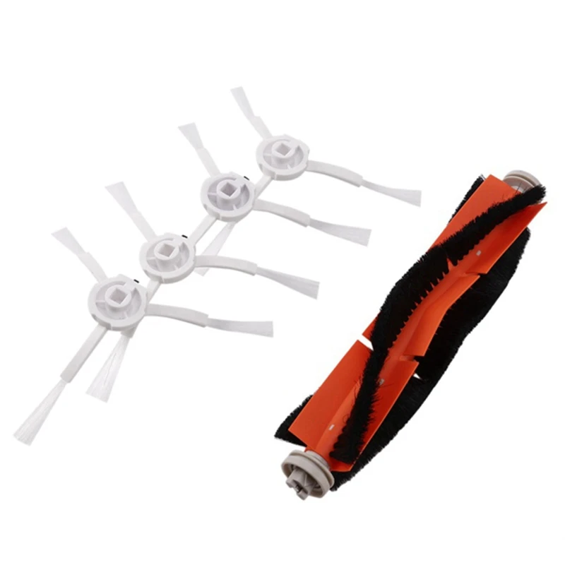 Accesorios para piezas de aspiradora Dreame D9, incluyen 1 cepillo principal, 6 cepillos laterales, 4 filtros, 4 paños de fregona, 2 cepillos de limpieza