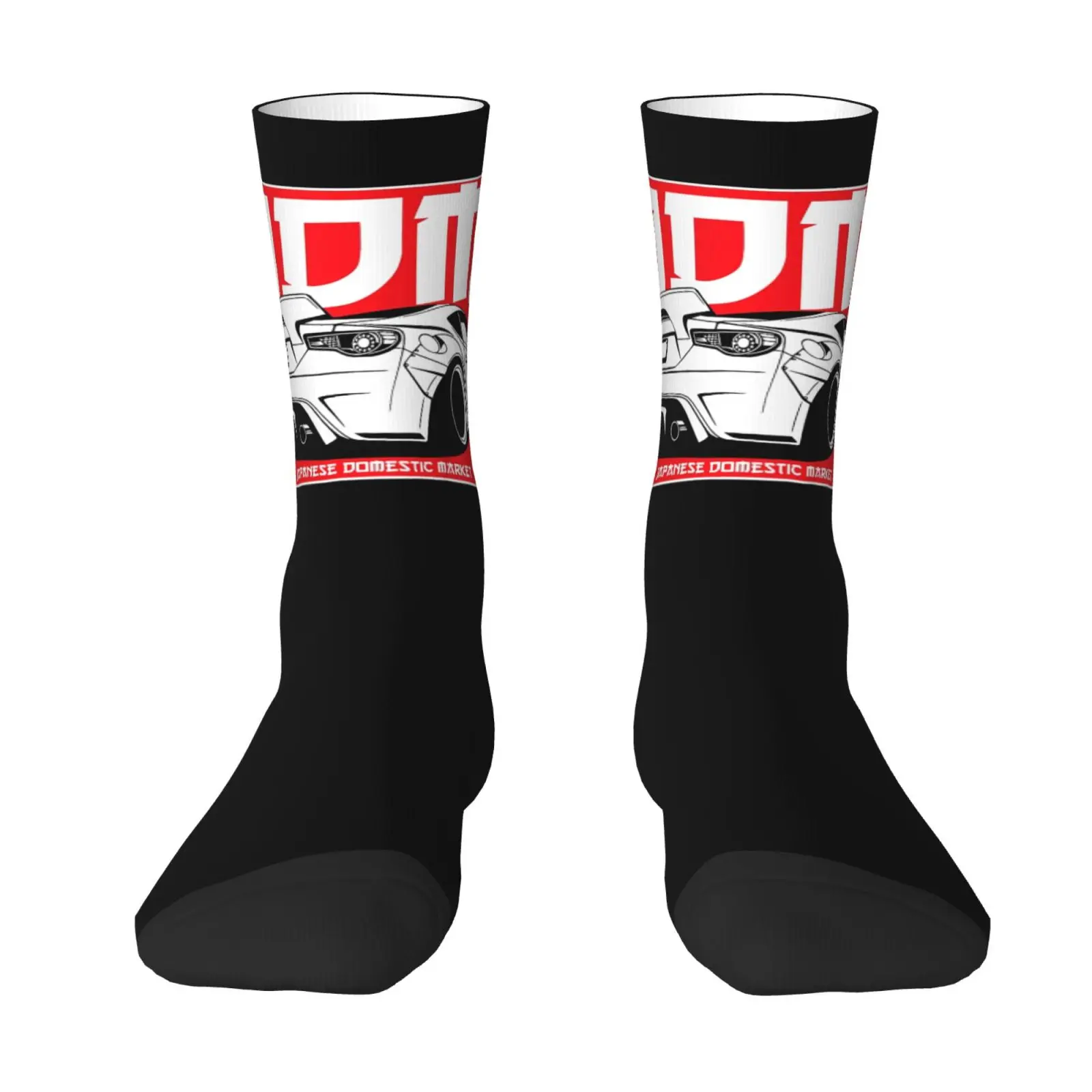 

Носки JDM с японским дрифт-принтом, унисекс, для взрослых, уличная мода, нескользящие, дышащие, мягкие, для вечеринок, необычный подарок, для скейтбординга и спорта