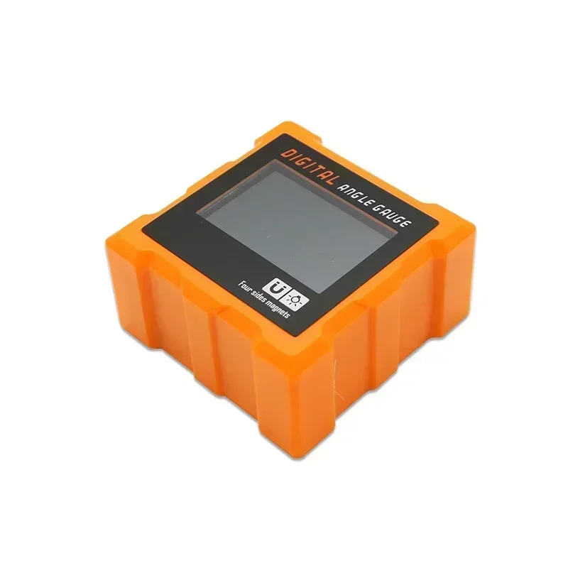 SHAHE Digital Angle Gauge Level Box Angle Finder طاولة منقلة رقمية مع قاعدة مغناطيسية بأربعة جوانب